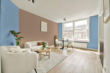 apartement met de kleur 3095 op de muren