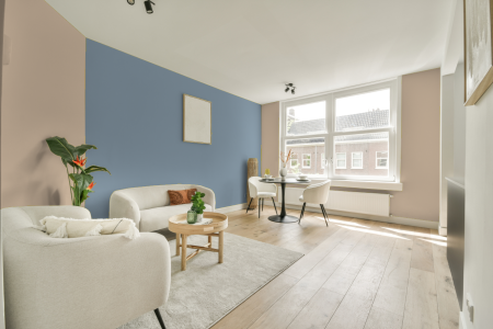 apartement met de kleur 3545 op de muren