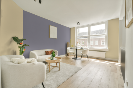 apartement met de kleur 3570 op de muren