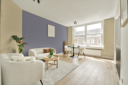 apartement met de kleur 4070 op de muren