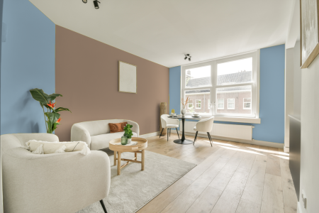 apartement met de kleur Gn 001-11 op de muren