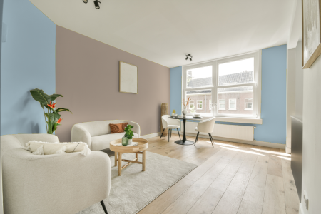 apartement met de kleur Gn 001-12 op de muren