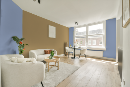 apartement met de kleur Gn 052-10 op de muren