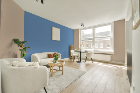 apartement met de kleur Gn 083-10 op de muren