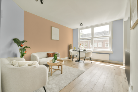 apartement met de kleur Gn 103-13 op de muren