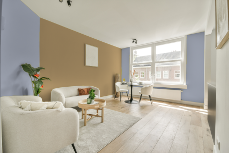 apartement met de kleur Gn 105-10 op de muren