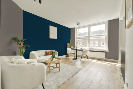 apartement met de kleur Gn 111-05 op de muren