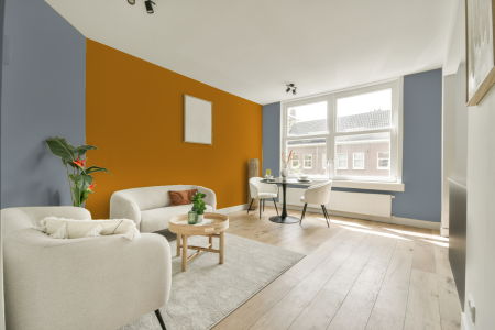 apartement met de kleur Gn 118-08 op de muren