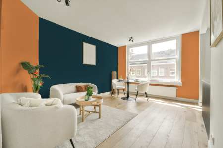 apartement met de kleur S 0560-y40r op de muren