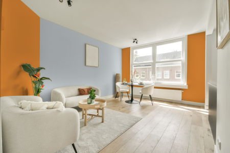 apartement met de kleur S 0570-y30r op de muren