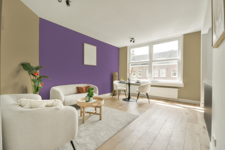 apartement met de kleur S 2020-y op de muren