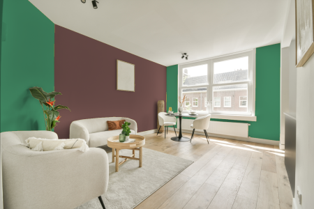 apartement met de kleur S 2050-g op de muren