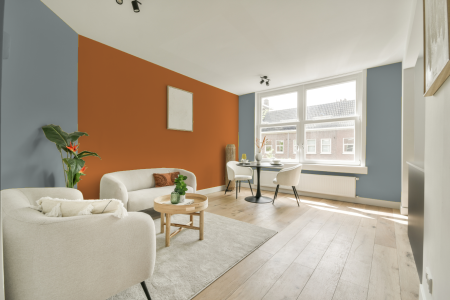 apartement met de kleur S 3005-b20g op de muren