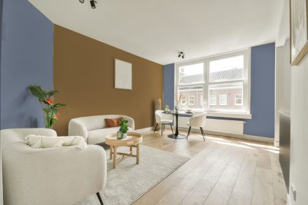 apartement met de kleur S 3020-r70b op de muren