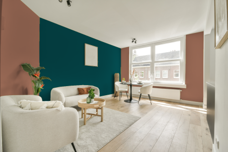 apartement met de kleur S 3030-y60r op de muren