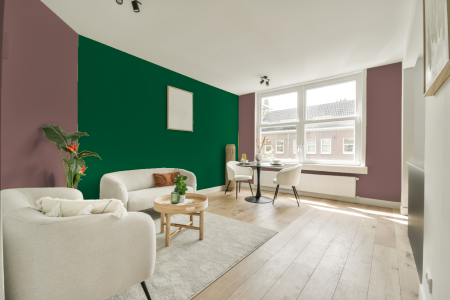 apartement met de kleur S 4020-y90r op de muren