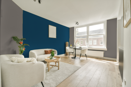 apartement met de kleur Ppg1007-5 op de muren