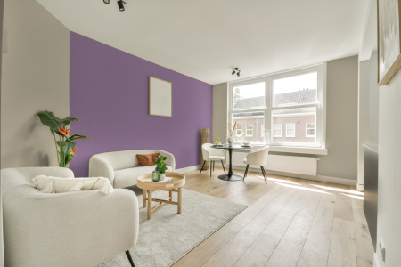 apartement met de kleur Ppg1112-3 op de muren