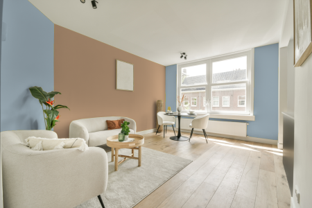 apartement met de kleur Ppg1155-4 op de muren