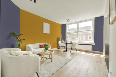 apartement met de kleur Ppg1173-6 op de muren