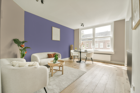 apartement met de kleur Ppg14-10 op de muren