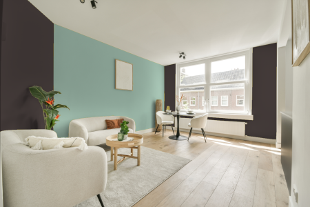 apartement met de kleur C0.05.25 op de muren