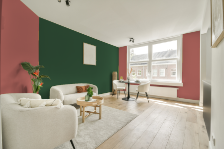 apartement met de kleur C0.30.50 op de muren