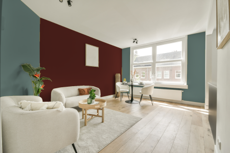 apartement met de kleur N0.10.50 op de muren