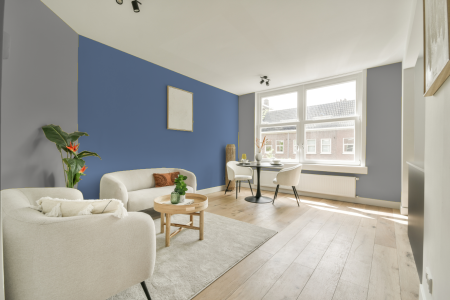 apartement met de kleur On.00.63 op de muren