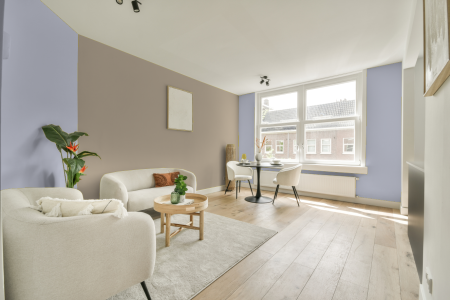 apartement met de kleur V0.07.80 op de muren