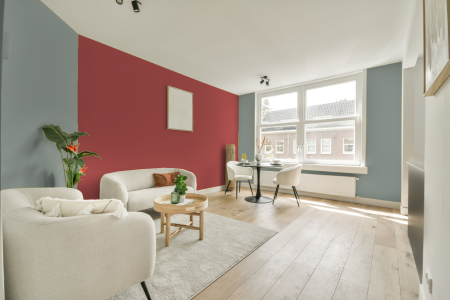 apartement met de kleur L0.04.65 op de muren