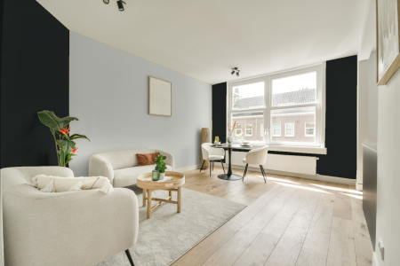 apartement met de kleur Q0.05.10 op de muren