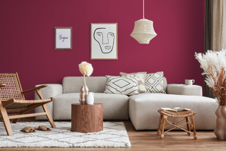 woonkamer met strak design in kleur A4.44.30