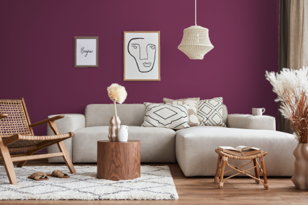 woonkamer met strak design in kleur Z2.32.26