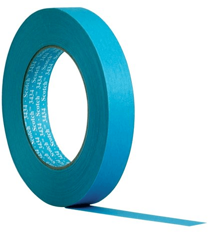 3m scotch high performance maskeertape 3434 18 mm x 50 m 07895