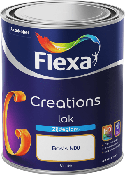 flexa creations lak zijdeglans kleur 0.5 ltr