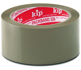 kip pvc-verpakkingstape professionele kwaliteit 35 mu 339 bruin 50mm x 66m
