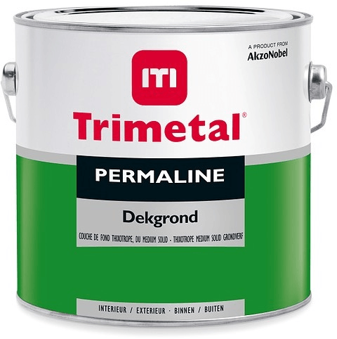 trimetal permaline dekgrond kleur 2.5 ltr