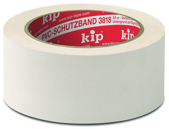 kip pe-masking tape standaardkwaliteit glad 3819 wit 50mm x 33m
