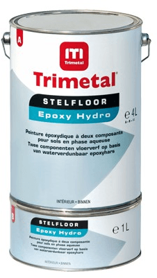 trimetal stelfloor epoxy hydro set donkere kleur 5 ltr