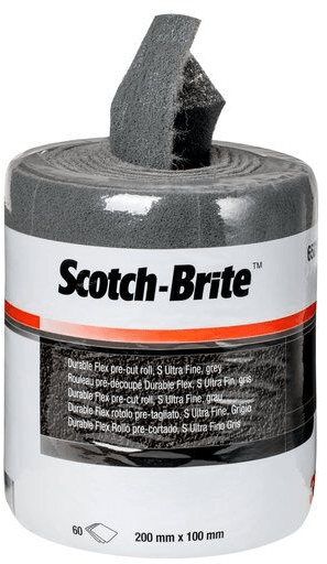 3m 65226 scotch brite durable flex grijs 200 x 100mm pre-cut