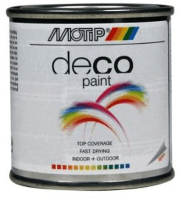 motip deco paint mat ral 9010 helder wit 591650 0.1 ltr