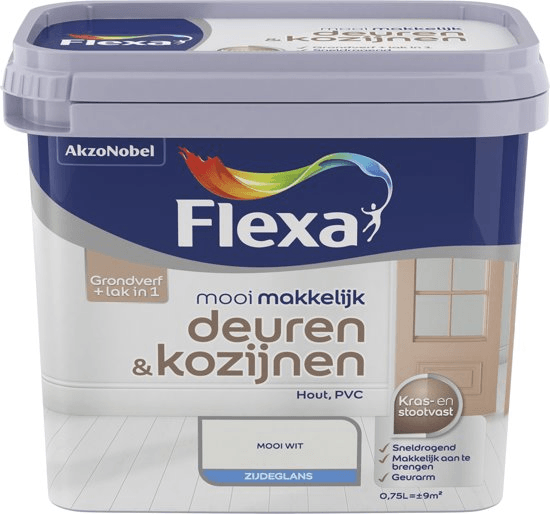 flexa mooi makkelijk deur en kozijn kleur 750 ml