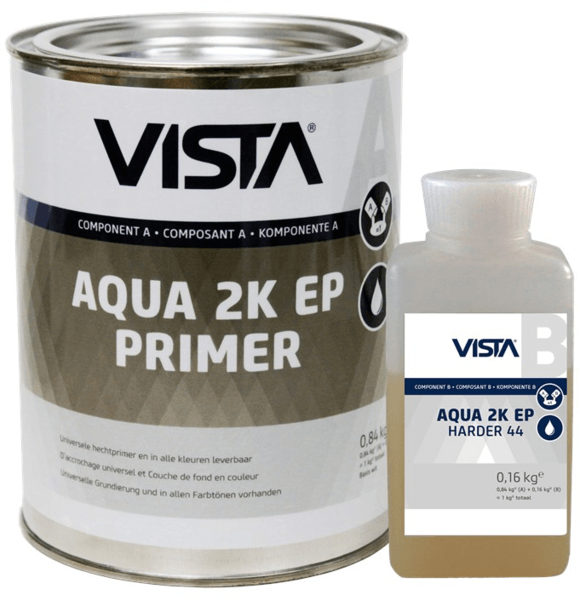 vista aqua 2k epoxy primer lichte kleur set 1 kg