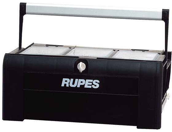 rupes polishing trolley with 3 drawes and polishing module carrier#de