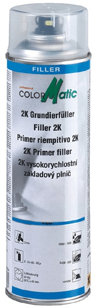 colormatic 2k primer high speed filler 195334 0.5 ltr