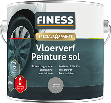 finess vloerverf antraciet 2.5 ltr