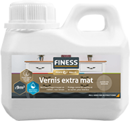 finess vernis extra mat 0.5 ltr