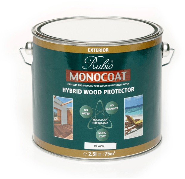 rubio monocoat hybrid wood protector charcoal 20 ml
