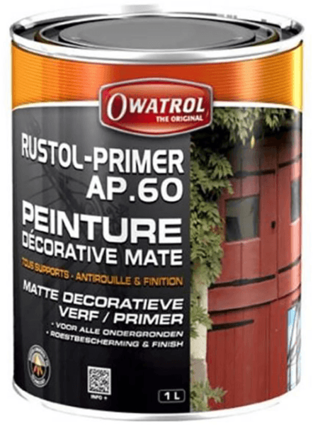 Rustol Primer AP.60 - Gepigmenteerde roestwerende matte grondlaag - Owatrol
